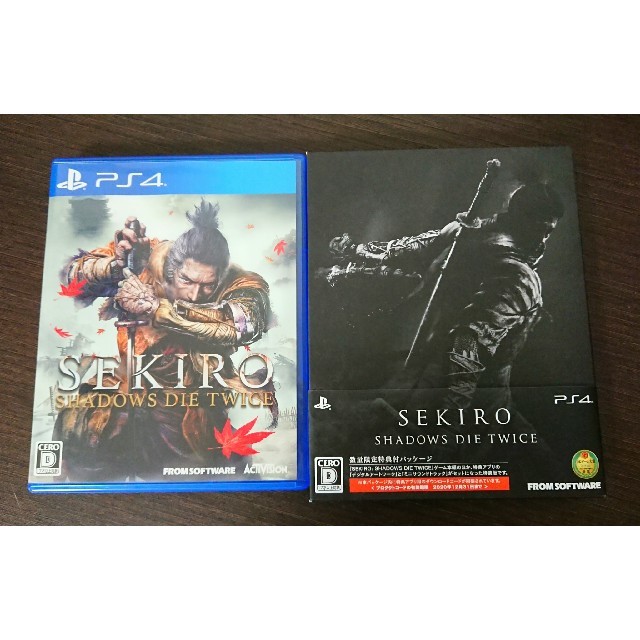 【超美品】コード未使用 初回限定版 SEKIRO 隻狼 セキロ せきろ PS4