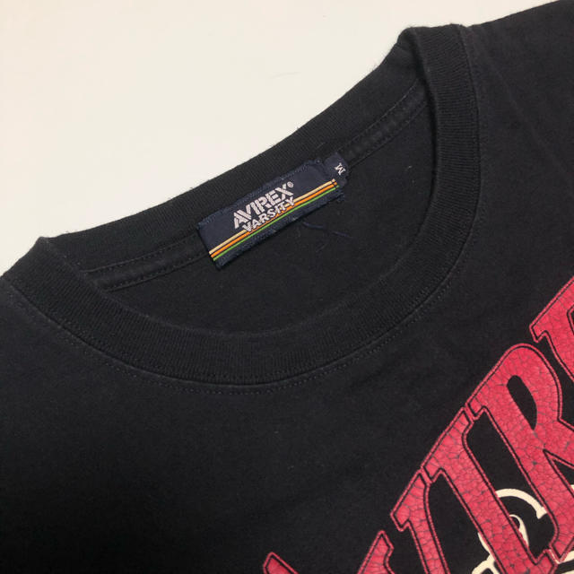 AVIREX(アヴィレックス)の週末価格【AVIREX】カットソー ロンT アメカジ クロ ロゴ メンズのトップス(Tシャツ/カットソー(七分/長袖))の商品写真