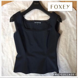 フォクシー(FOXEY)の［フォクシー ニューヨーク］ノースリーブ トップス(カットソー(半袖/袖なし))