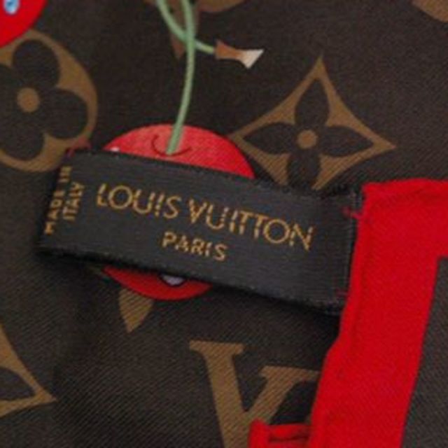 LOUIS VUITTON　ルイヴィトン　ストール　モノグラム　チェリー　レア