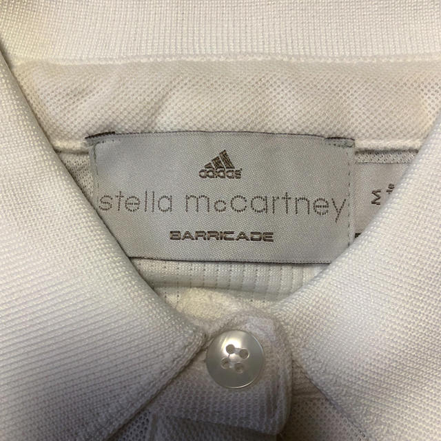 adidas by Stella McCartney(アディダスバイステラマッカートニー)の《アディダス/ステラマッカートニー》 ポロシャツ Mサイズ 半袖 薄手 レディースのトップス(ポロシャツ)の商品写真