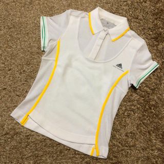 アディダスバイステラマッカートニー(adidas by Stella McCartney)の《アディダス/ステラマッカートニー》 ポロシャツ Mサイズ 半袖 薄手(ポロシャツ)