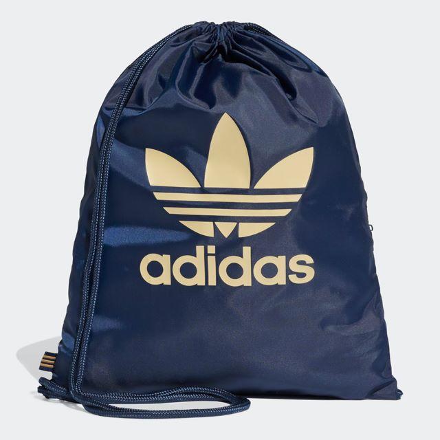 adidas(アディダス)の【新品・即納OK】adidas オリジナルス ナップサック ジムサック 紺 メンズのバッグ(バッグパック/リュック)の商品写真