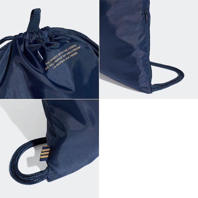adidas(アディダス)の【新品・即納OK】adidas オリジナルス ナップサック ジムサック 紺 メンズのバッグ(バッグパック/リュック)の商品写真