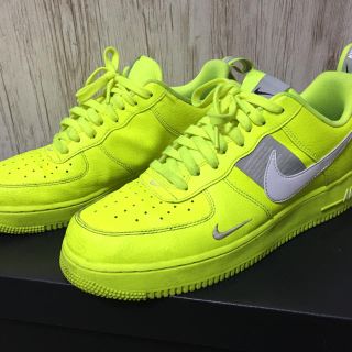 ナイキ(NIKE)のナイキエアフォース1 イエロー 27.5(スニーカー)