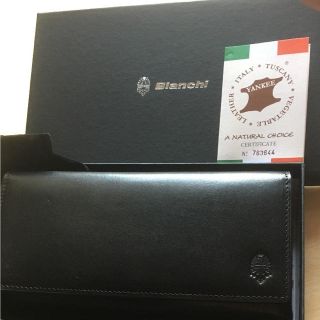ビアンキ(Bianchi)のイタリア製本革Bianchi財布 未使用(長財布)