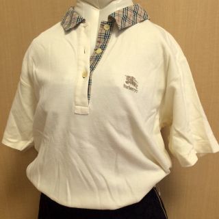 バーバリー(BURBERRY)のレア美品90s バーバリー ポロシャツ ノバチェック ヴィンテージ(ポロシャツ)