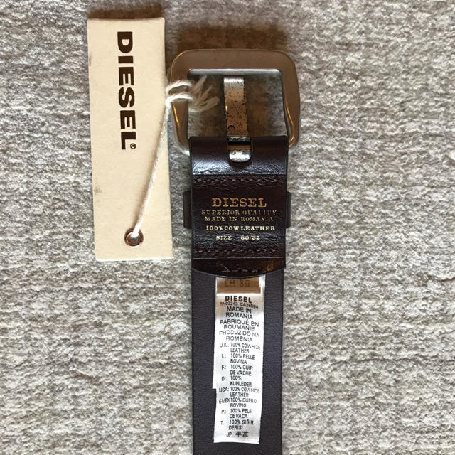 DIESEL(ディーゼル)のdiesel ベルト（こげ茶） レディースのファッション小物(ベルト)の商品写真