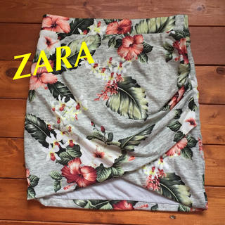 ザラ(ZARA)のZARA☆巻きスカート☆美品タイトミニ(ミニスカート)