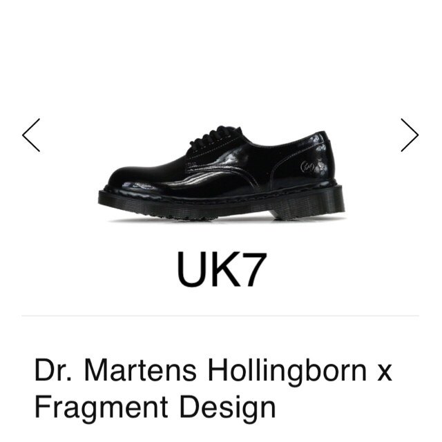 Dr. Martens Hollingborn Fragment Design靴/シューズ