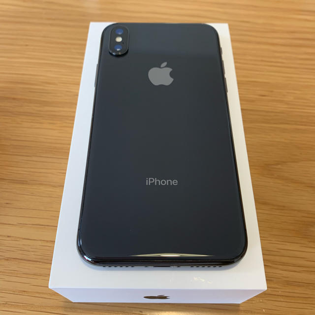 オンライン限定商品】 Apple - iPhone X 256GB スペースグレー ドコモ