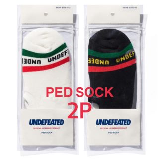 アンディフィーテッド(UNDEFEATED)のUndefeated アンディフィーテッド PED SOCK 靴下 ソックス(ソックス)