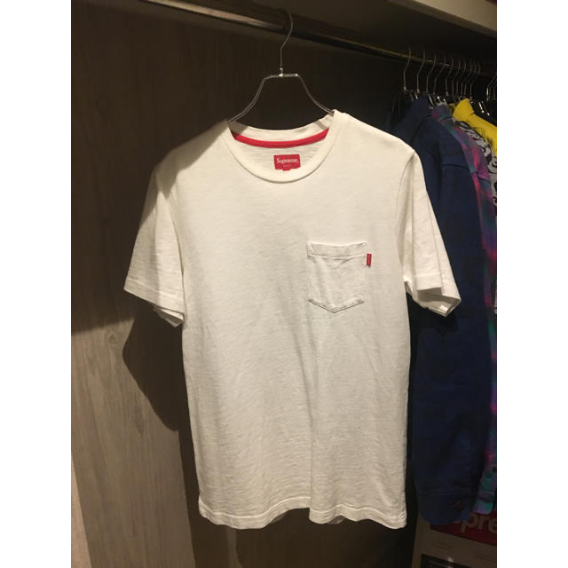 Supreme(シュプリーム)のSupreme Pocket Tee  Sサイズ 白 メンズのトップス(Tシャツ/カットソー(半袖/袖なし))の商品写真