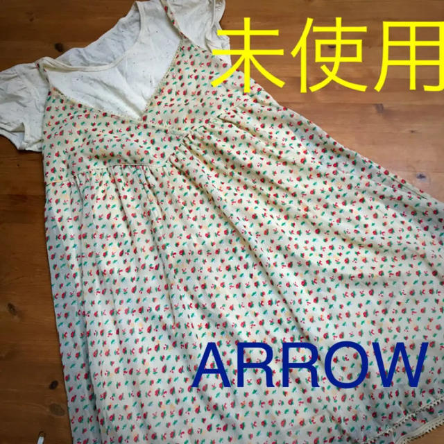 ARROW(アロー)の最終値下げ 未使用ARROWワンピース レディースのワンピース(ひざ丈ワンピース)の商品写真