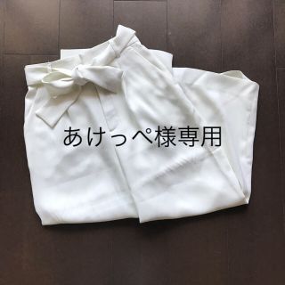 ジャスグリッティー(JUSGLITTY)のワイドパンツ  白パン  ジャスグリッティー(その他)