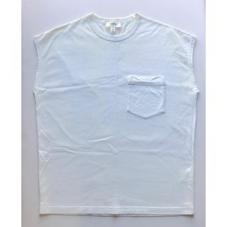 ハイク(HYKE)のHYKE ノースリーブTシャツ 白T プルオーバー カットソー(カットソー(半袖/袖なし))