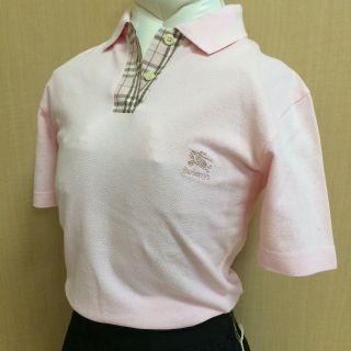 バーバリー(BURBERRY)の美品レア90s バーバリー ポロシャツ 半袖シャツ ヴィンテージ(ポロシャツ)