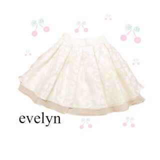 エブリン(evelyn)のevelyn 花柄ボリュームスカート(ミニスカート)