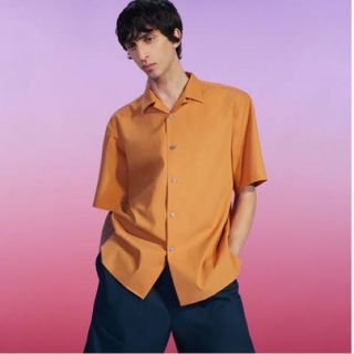 ユニクロ(UNIQLO)の新品未使用 オープンカラー シャツ 半袖 UNIQLO(シャツ)