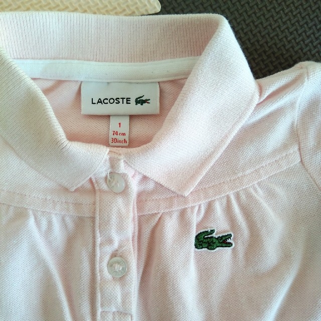 LACOSTE(ラコステ)のまゆ様専用　LACOSTE　ポロシャツ　ワンピース　チュニック キッズ/ベビー/マタニティのベビー服(~85cm)(シャツ/カットソー)の商品写真