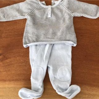 ザラキッズ(ZARA KIDS)の☆ZARA baby☆ニット セットアップ（1〜3months）(ニット/セーター)