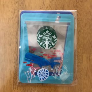 スターバックスコーヒー(Starbucks Coffee)のジッパーバッグオーシャンアイコンズ(その他)