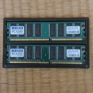アイオーデータ(IODATA)のPC3200 512MB 2枚 (1GB) (PCパーツ)