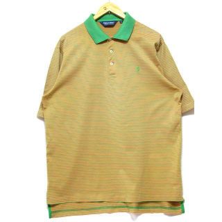 ラルフローレン(Ralph Lauren)の＠美品 ラルフローレン POLO GOLF 半袖ボーダーポロシャツRB451(ウエア)