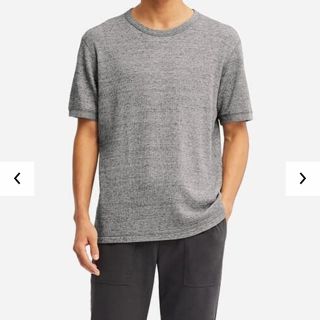 ユニクロ(UNIQLO)のワッフルクルーネックT ユニクロ(カットソー(半袖/袖なし))