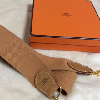 エルメス(Hermes)の新品未使用エルメスHERMESショルダーストラップゴールドベージュエブリン(ショルダーバッグ)