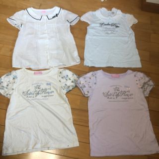 メゾピアノジュニア(mezzo piano junior)のメゾピアノ Tシャツ  150 おまとめセット(Tシャツ/カットソー)