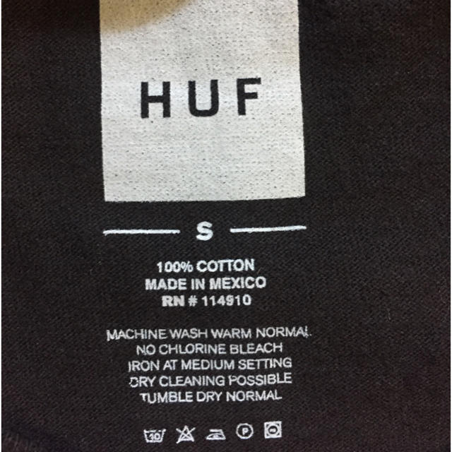 HUF(ハフ)のHUF Tシャツ 黒 未使用品 メンズのトップス(Tシャツ/カットソー(半袖/袖なし))の商品写真