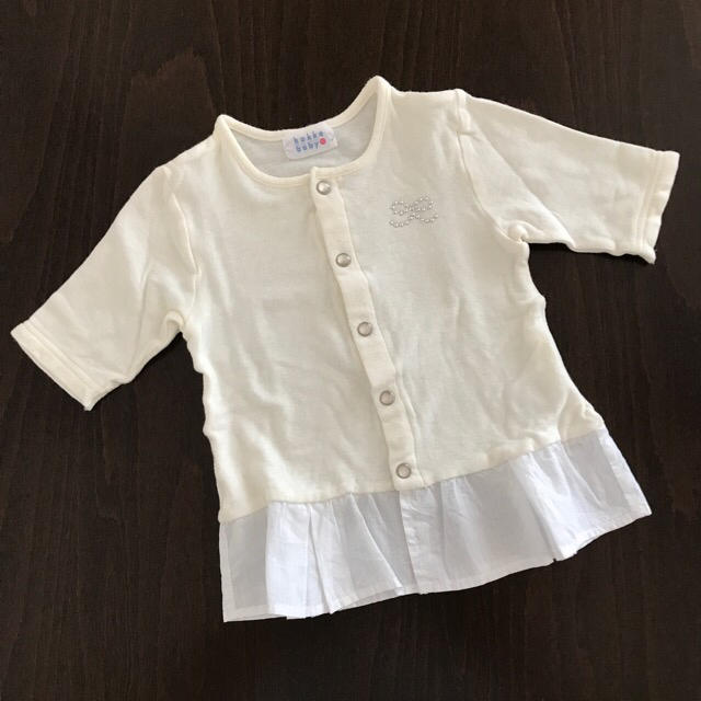 hakka baby(ハッカベビー)の【未着用】hakkababy♡カーディガン キッズ/ベビー/マタニティのベビー服(~85cm)(カーディガン/ボレロ)の商品写真