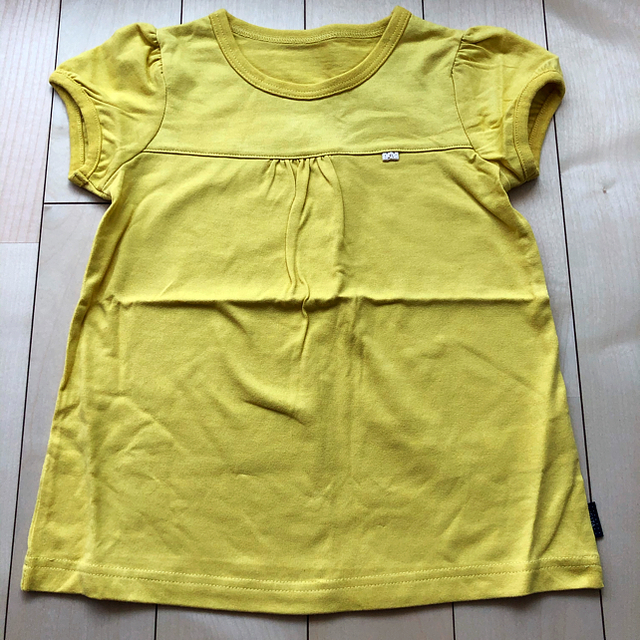 ベルメゾン(ベルメゾン)の未使用☆パフスリーブ Ｔシャツ size120 キッズ/ベビー/マタニティのキッズ服女の子用(90cm~)(Tシャツ/カットソー)の商品写真