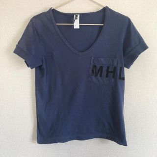 マーガレットハウエル(MARGARET HOWELL)のMHL Vネック Tシャツ(Tシャツ(半袖/袖なし))