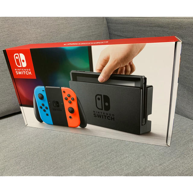 Nintendo switch ネオンブルー エンタメ/ホビーのゲームソフト/ゲーム機本体(家庭用ゲーム機本体)の商品写真