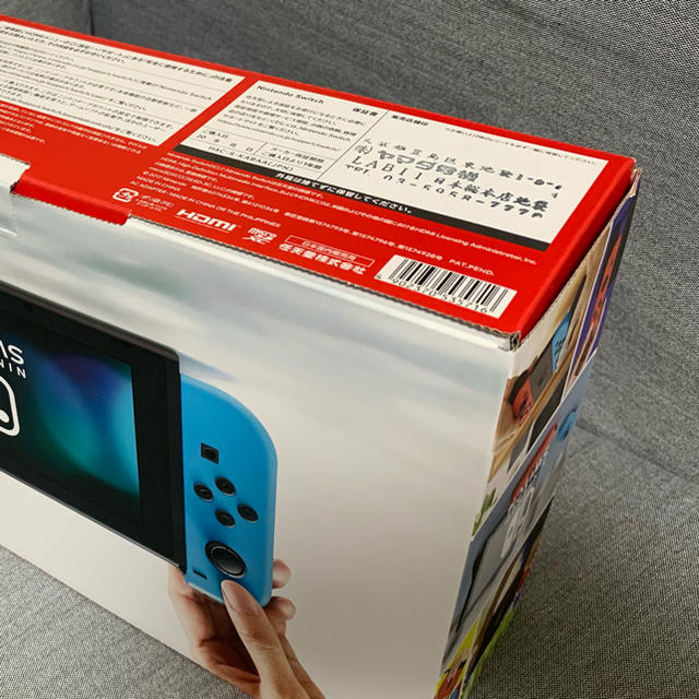 Nintendo switch ネオンブルー エンタメ/ホビーのゲームソフト/ゲーム機本体(家庭用ゲーム機本体)の商品写真