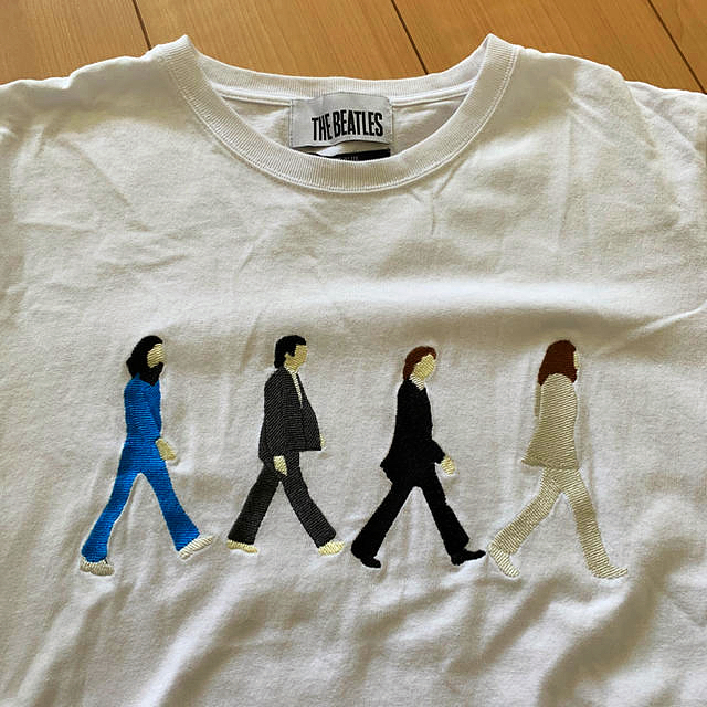 SHIPS JET BLUE(シップスジェットブルー)の【SHIPS JET BLUE】The Beatles 刺繍Tシャツ メンズのトップス(Tシャツ/カットソー(半袖/袖なし))の商品写真