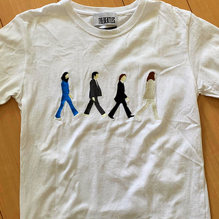 シップスジェットブルー(SHIPS JET BLUE)の【SHIPS JET BLUE】The Beatles 刺繍Tシャツ(Tシャツ/カットソー(半袖/袖なし))