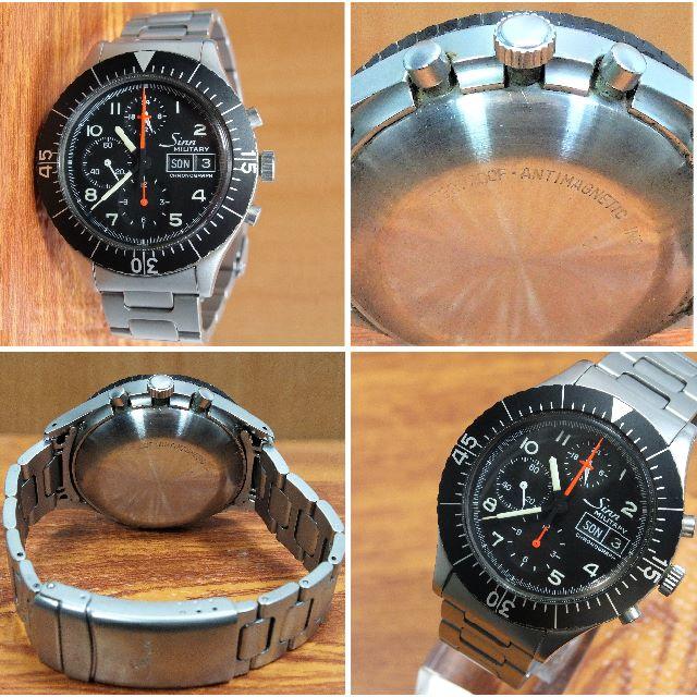 SINN(シン)のSINN生産終了156Bミリタリークロノ第３モデル(不動品・ジャンク品)外見美品 メンズの時計(腕時計(アナログ))の商品写真