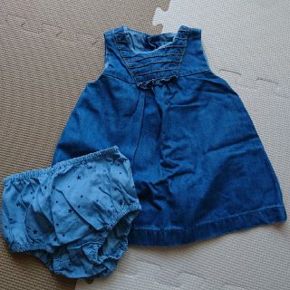 ザラキッズ(ZARA KIDS)のZARAbaby ワンピース デニム(ワンピース)