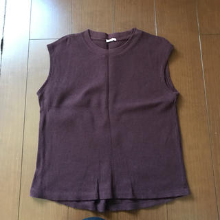 ジーユー(GU)のGUワッフルタンクTシャツ(Tシャツ(半袖/袖なし))