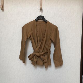 プラージュ(Plage)のプラージュ カシュクールブラウス Plage Linen カシュクールブラウス(シャツ/ブラウス(長袖/七分))