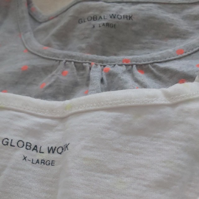 GLOBAL WORK(グローバルワーク)の美品[グローバルワーク]XL/130cm/ノースリーブ キッズ/ベビー/マタニティのキッズ服女の子用(90cm~)(Tシャツ/カットソー)の商品写真