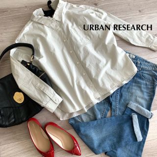 アーバンリサーチ(URBAN RESEARCH)のアーバンリサーチ✴︎バックリボンゆったりシャツ♡(シャツ/ブラウス(長袖/七分))