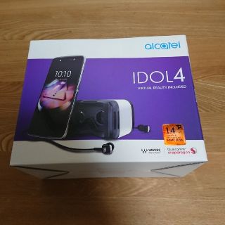 アンドロイド(ANDROID)のIDOL4 シルバー SIMフリースマホ(スマートフォン本体)