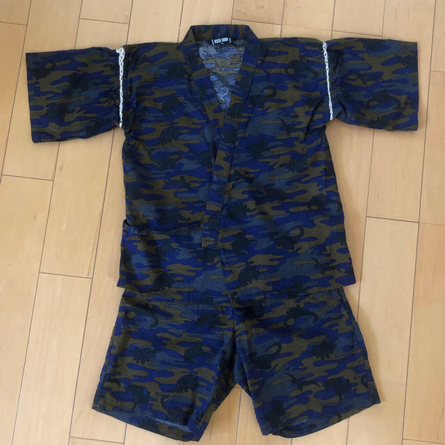 RUSH HOUR(ラッシュアワー)の甚平 キッズ130 キッズ/ベビー/マタニティのキッズ服男の子用(90cm~)(甚平/浴衣)の商品写真