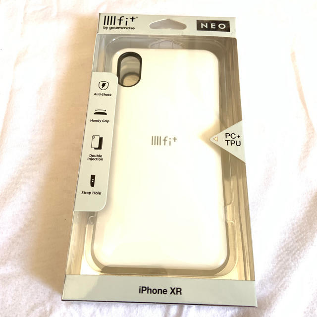 iPhone XR ケース ホワイトの通販 by muumn3's shop｜ラクマ