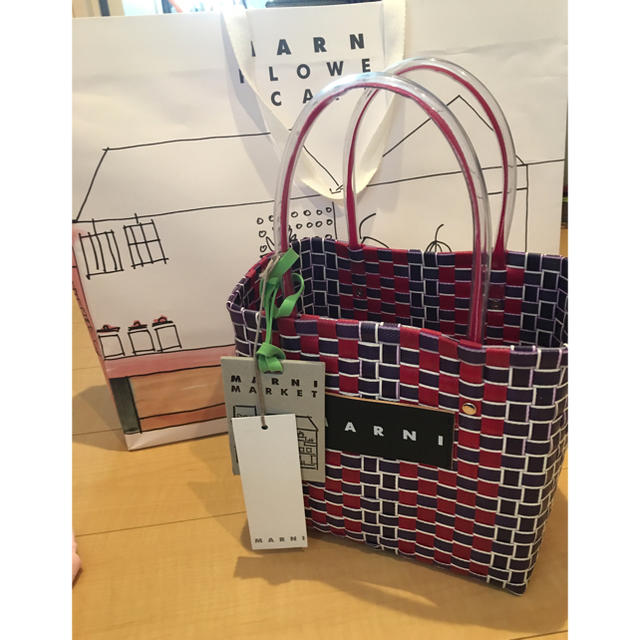 専用!簡易包装マルニ カゴバッグ ピクニックバッグ-