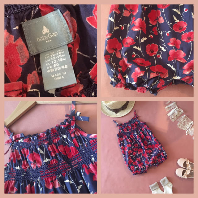 babyGAP(ベビーギャップ)のbabyGap ベビーギャップ｜サロペットオール*̩̩̥୨୧˖ キッズ/ベビー/マタニティのベビー服(~85cm)(カバーオール)の商品写真